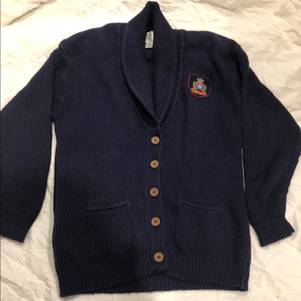 Vintage MCII Blue Sweater Sz Md